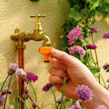 Hozelock Dual Size Outdoor Hose Tap Connector