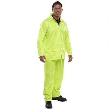 Beeswift Nylon B-Dri Weatherproof Suit Saturn Yellow 4XL