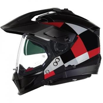 Nolan Casco Adventure N70-2 X Nero-Grigio-Rosso
