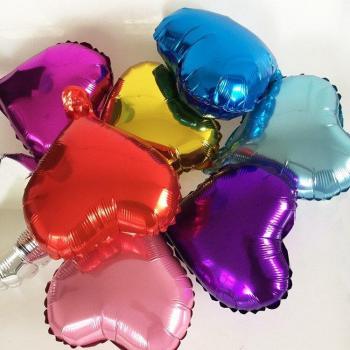 San Valentín Globo de Aluminio 10” – 5 Paquete