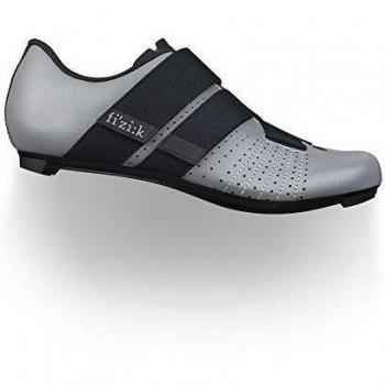 Fizik Tempo Powerstrap R5 Fahrradschuh, Reflektierendes Rot Schwarz, Größe 48