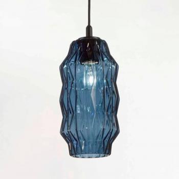 Selène Glass Pendant Light in Blue