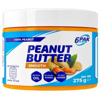 6PAK Nutrition Peanut butter Smooth 275 gramů