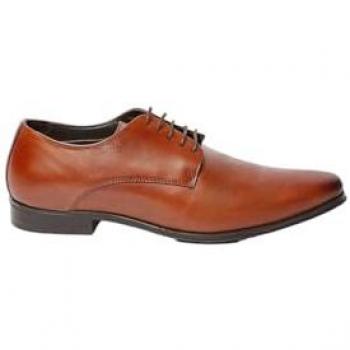 Tan Formal Derby Shoes