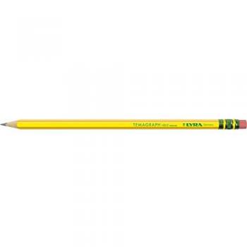 Matite Lyra Temagraph Grafite 2HB con Gomma per Cancellare Confezione da 12 matite
