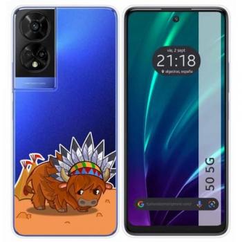 Funda Silicona TCL 50 5G Diseño Bufalo