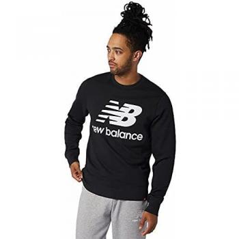 New Balance Men's Crew Neck Sweatshirt Black M