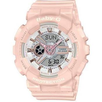 Casio Damen-Analog‑Digital Uhr BA‑110RG‑4AER (Harzarmband)