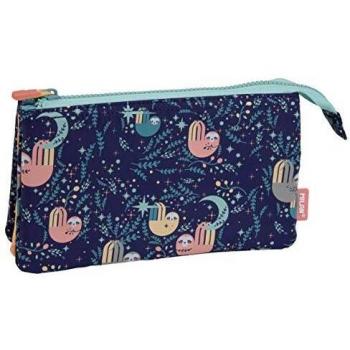 Estuche MILAN 5 compartimentos Cuddles, azul marino
