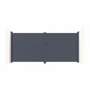 Eiger Drehtor-System 300 x 180 cm + graues Tor
