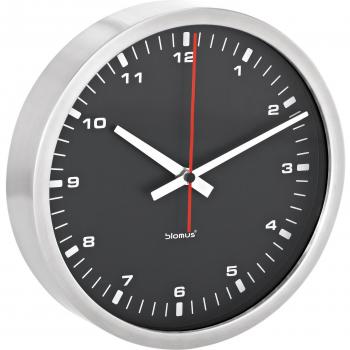 Blomus 63213: Wanduhr Era in Schwarz, Ø 30 cm