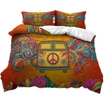 Pterygoid Roadtrip Peace Sign Bedding Bundle