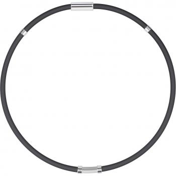 Necklace Titanium Magnetico Anti-Estatica con Silicona Unisex 45 cm