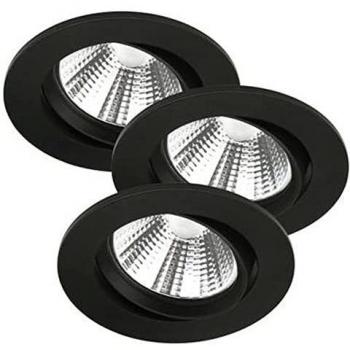 Set di 3 Spot LED incasso Freemont 2.700K, nero