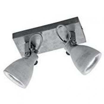 Apliques de cemento y metal 23×18×10 cm – 2 spots