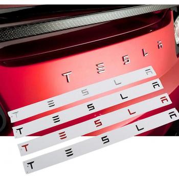 Alfabeto Redondo Tesla – Stickers de Trunk – 4 Colores