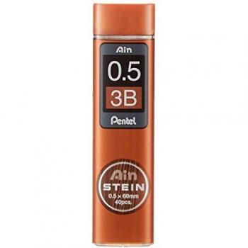 PENTEL Bleistiftmine AINSTEIN 0.5mm C275-HBO schwarz, 40 Stück HB
