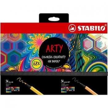 Set Stabilo Arty Line Hero 34 Pen 68 + 34 Point 88