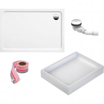 OTTOFOND Duschwanne Set 140x80 cm inkl. Fugendichtband