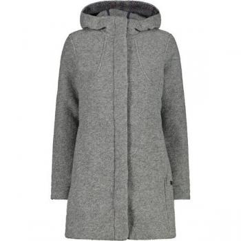 Cazadora Cmp mujer con capucha y forro polar Gris (36)