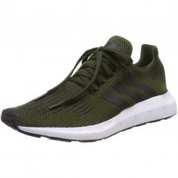 Adidas Men's Swift Run Sneakers, Green (Night Cargo/Core Black/Ftwr White), 10 UK