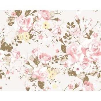 Vintage Rose Floral Wall Mural