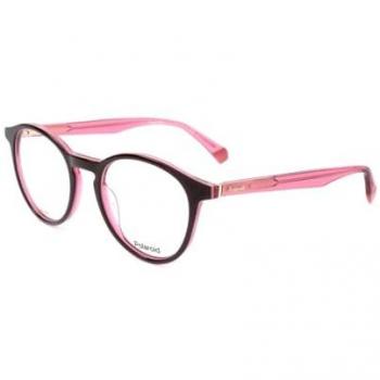 Polaroid PLD D391 0T5 Unisex Stylish Frame, 48 mm, Burgundy/Pink