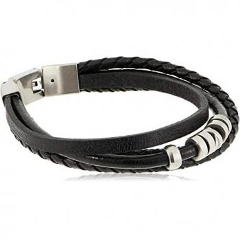Pulsera de Cuero Fossil para Hombre
