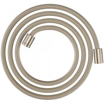 Hansgrohe flexible de douche 2000 mm, écrou cylindrique des deux côtés, nickel brossé