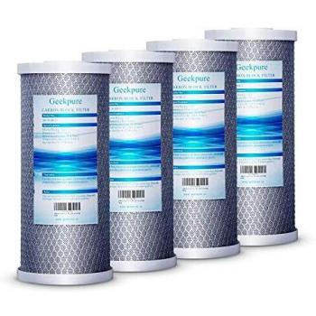 Geekpure 4-Pack 10 Carbon Block Water Filters