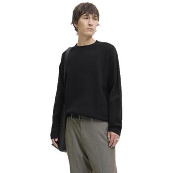 Jack & Jones Brädfort Strickpullover in Schwarz, Größe L, Rundhals