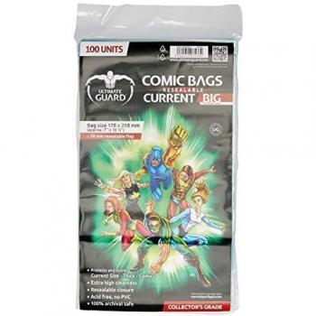 Lot de 100 pochettes pour magazine Ultimate Guard Comics Big Refermables