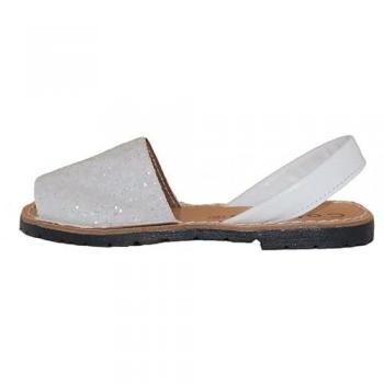 Sandales Colores 201 G pour Enfants en Blanc