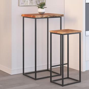VidaXL Rectangular Acacia Live Edge Table Top 50x40x2.5 cm