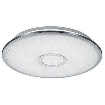 Plafoniera effetto stella argento dimmerabile con LED 18W
