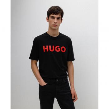 Hugo T‑shirt noir en coton – taille L – style casual