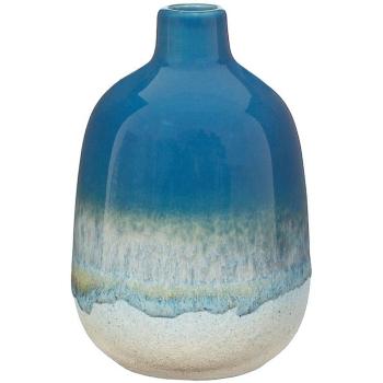 Blue Glaze Stone Vessel for Flowers