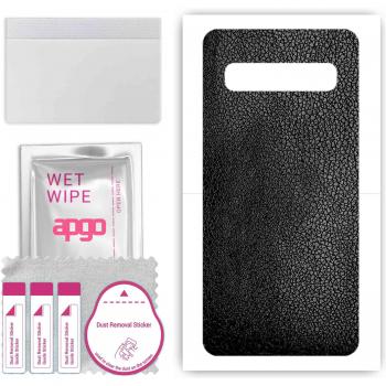 Apgo Black Leather Wrap for Samsung Galaxy S10 5G