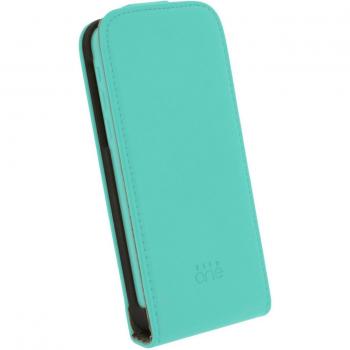 Custodia a Libro in Pelle 4-OK Flip One per iPhone 5/5S/5C