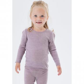 Langarmshirt „NMFWANG Wool Needle“ – Einfarbiger Noos-Top