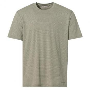 Vaude Men’s T-Shirt Mineo Striped II – Grün, Größe L