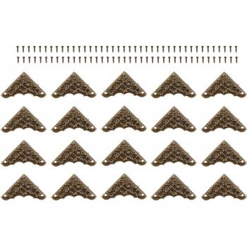 20Pcs Decorative Corner Guards for Wooden Boxes and Frames