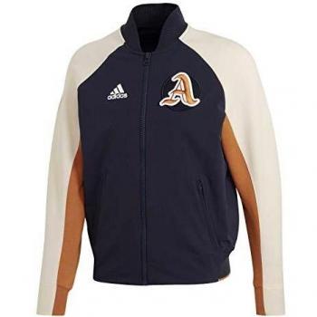 Adidas Herren-Performance Jacke VRCT S – Dunkelblau/Beige