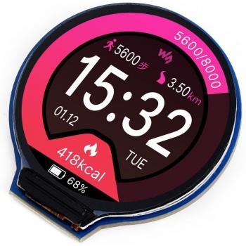 Pantalla Circular IPS 1,28 240x240 con Soporte STM32 y Raspberry Pi
