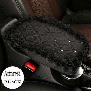 Mittelkonsole Armlehne Abdeckung Schwarz