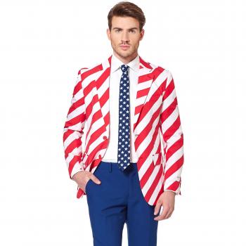 Herren‑Partyanzug „Star and Stripes“ – OppoSuits United Stripes, EU 54