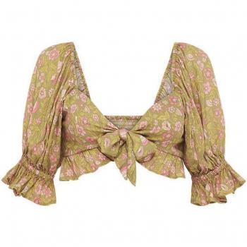 Elastic Summer Blouse for Women