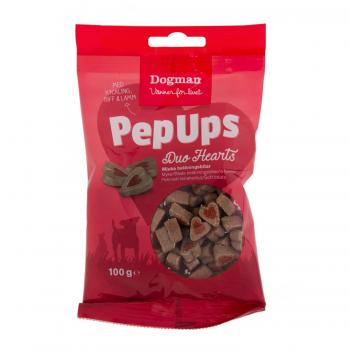 Dogman Pep Ups Duo Hearts 100g
