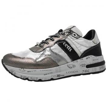 Metall‑Grau Schuhe Cetti 1274 SRA Acero