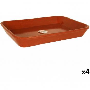 Bandeja de Horno Azofra Rectangular 40 x 27,5 x 5,5 cm (4 Unidades) Cerámica
